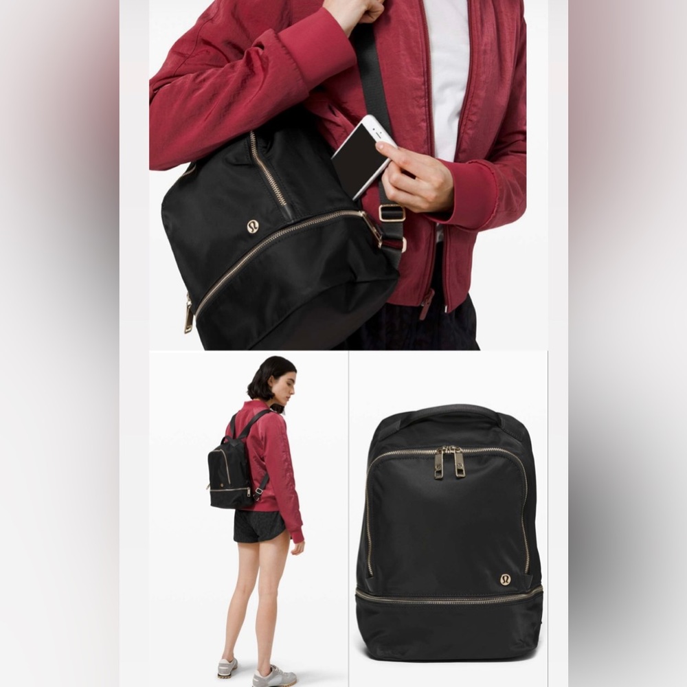 Black Women's Everyday Backpack Shoulder Bag